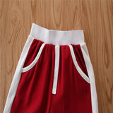 Baby Girls Sporty 3Pc Net Mid-Cropped Hoodie, Trendy Sports Top & Fashion Jogger Set.