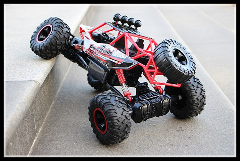 Boys Off-Road 4WD RC Truck With Led Lights 2.4G Radio Remote Control