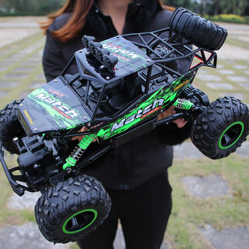 Boys Off-Road 4WD RC Truck With Led Lights 2.4G Radio Remote Control
