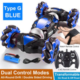 Kids 4WD Road Drift Gesture Induction RC Stunt Car with Music
