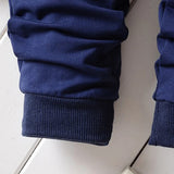 Baby Boys 2PC Little Gentleman Outfits. Long Sleeves Sweater-Shirt (Button Down Look Built In) and Trousers Set.