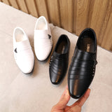 Boys Classy Soft Bottom Leather Dress Shoes