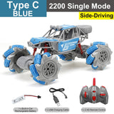 Kids 4WD Road Drift Gesture Induction RC Stunt Car with Music