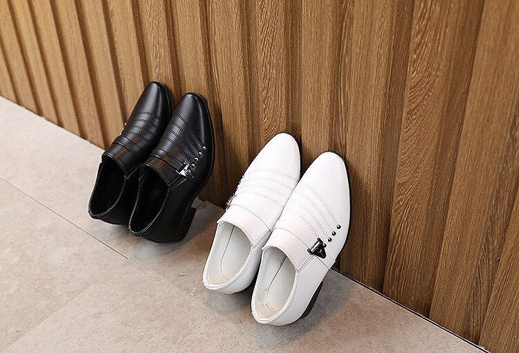 Boys Classy British Style Formal Leather Shoes