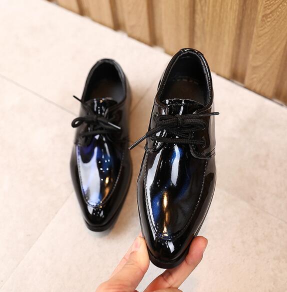 Boys Classy Soft Bottom Leather Dress Shoes