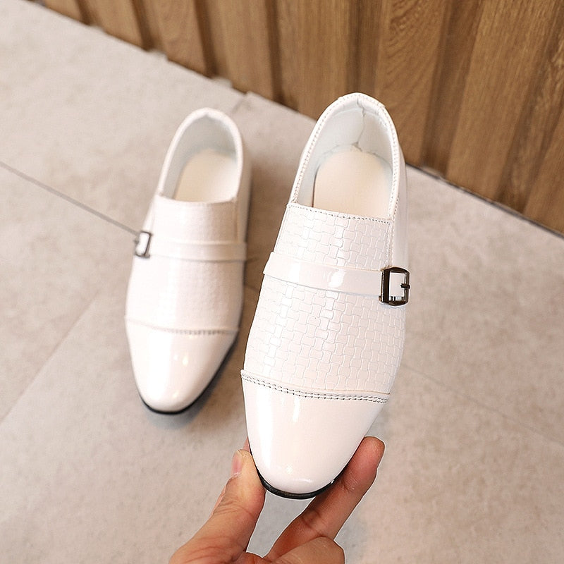 Boys Classy Soft Bottom Leather Dress Shoes