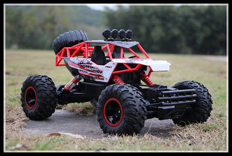 Boys Off-Road 4WD RC Truck With Led Lights 2.4G Radio Remote Control