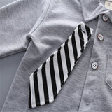 Boys Stylish 2Pc Casual Shirt, Tie & Pants Set