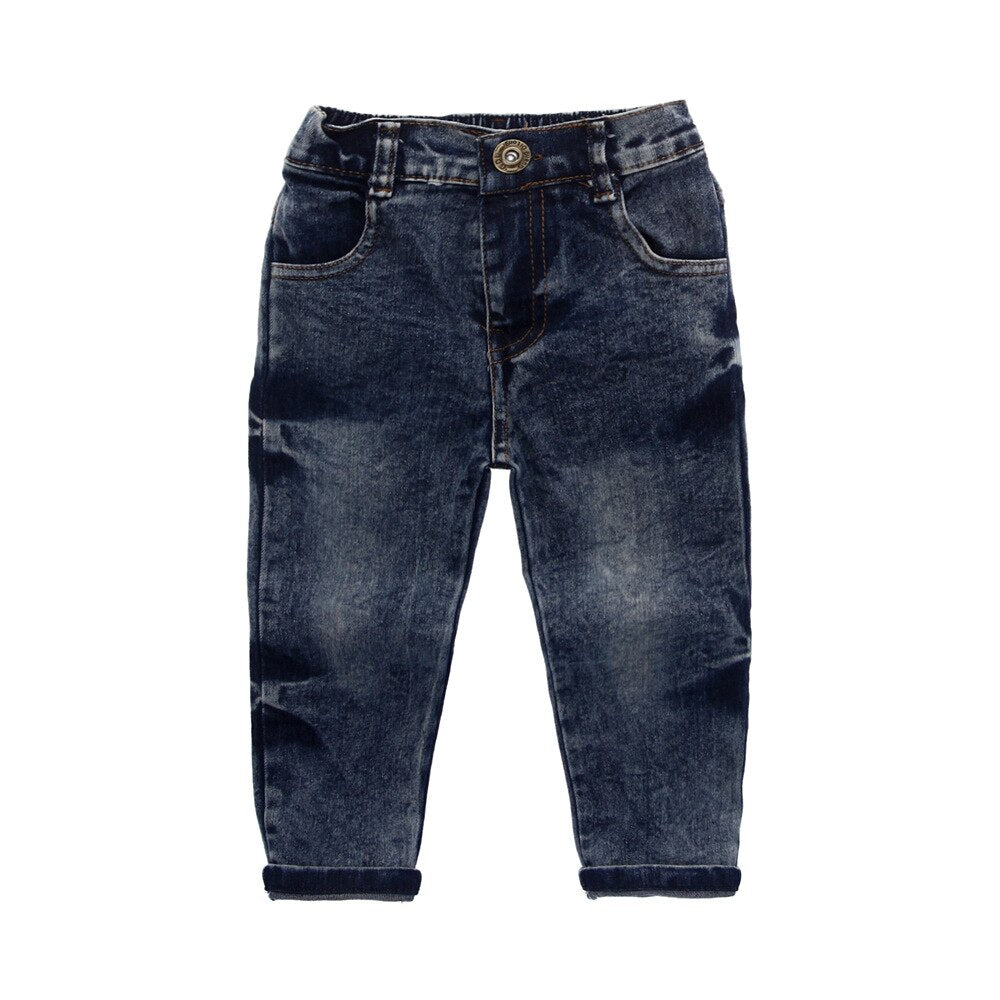 Toddler Boys Stylish 3Pc Shirt, Scarf & Jeans Set