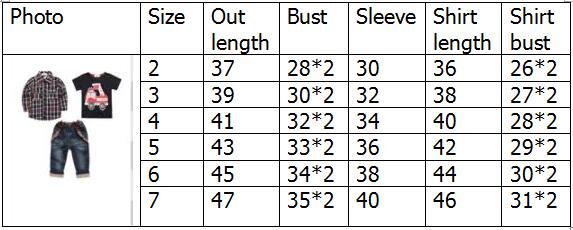 Baby Boys Stylish 3Pc Set. Long Sleeve Plaid Shirt, T-shirt & Jeans