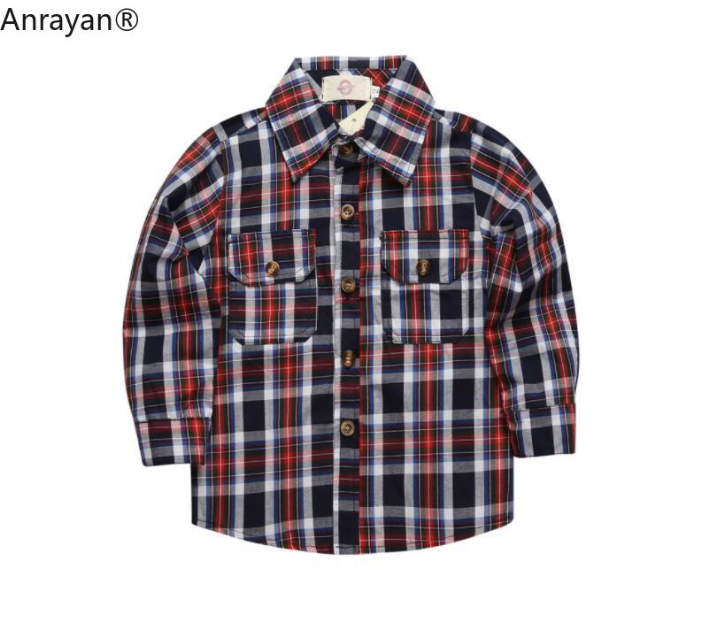 Baby Boys Stylish 3Pc Set. Long Sleeve Plaid Shirt, T-shirt & Jeans