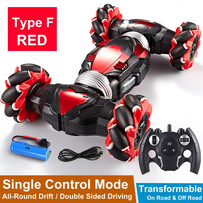 Kids 4WD Road Drift Gesture Induction RC Stunt Car with Music