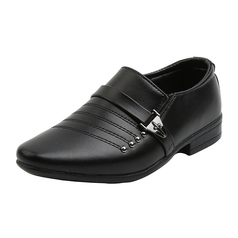 Boys Classy Soft Bottom Leather Dress Shoes