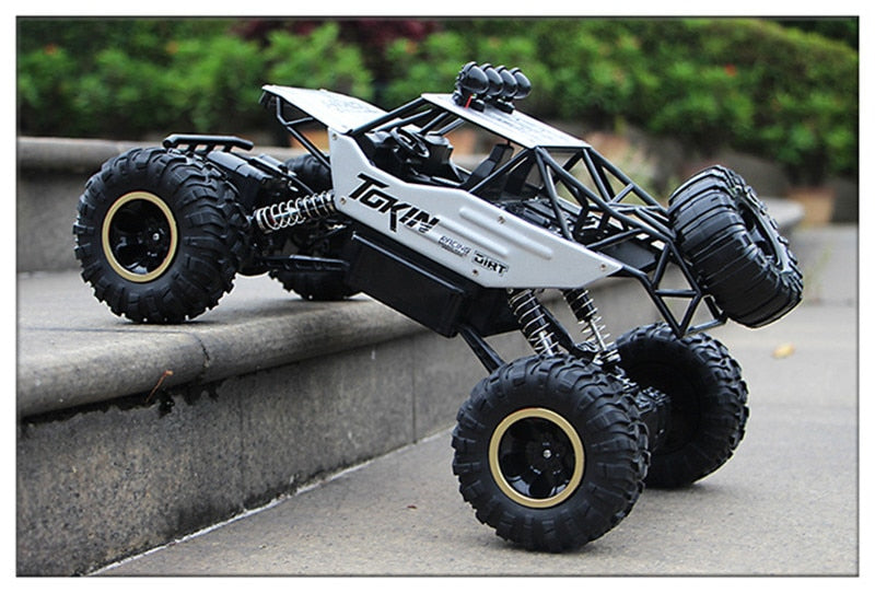 Boys Off-Road 4WD RC Truck With Led Lights 2.4G Radio Remote Control