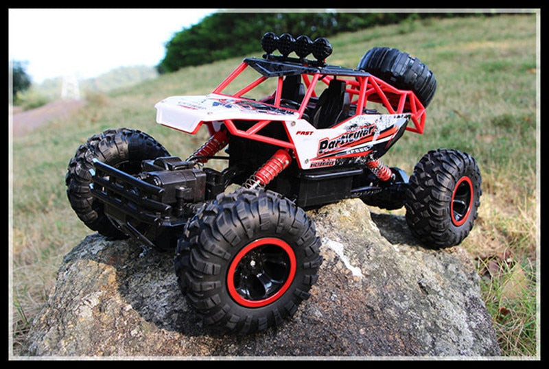 Boys Off-Road 4WD RC Truck With Led Lights 2.4G Radio Remote Control