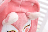 Baby Girls Adorable 2Pc Winter Plush Hooded Sweater Jacket and Soft Overalls Combo.