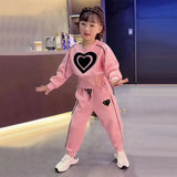 Girls Trendy Urban Style 2Pc Sweatshirt and Pant Combo.