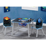 Boys Space Adventures Wood Table and Chair Set with Storage