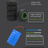Boys Off-Road 4WD RC Truck With Led Lights 2.4G Radio Remote Control
