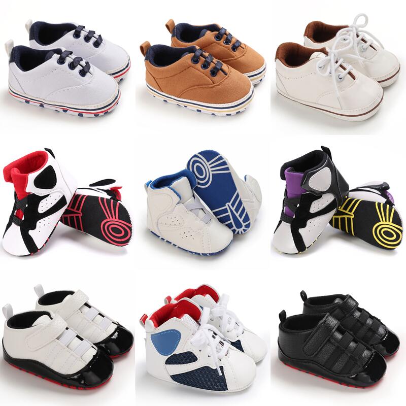 Baby's Classic Fashion First Walking Soft Bottom Sneakers