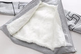Kids 2Pc Fleece Lined, Thick and Warm Fashion Cotton Sweater and Pant Set.