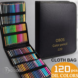 200/120/72/48 Colors For Young Artists. Professional Pastel Drawing Pencils with Cloth Bag