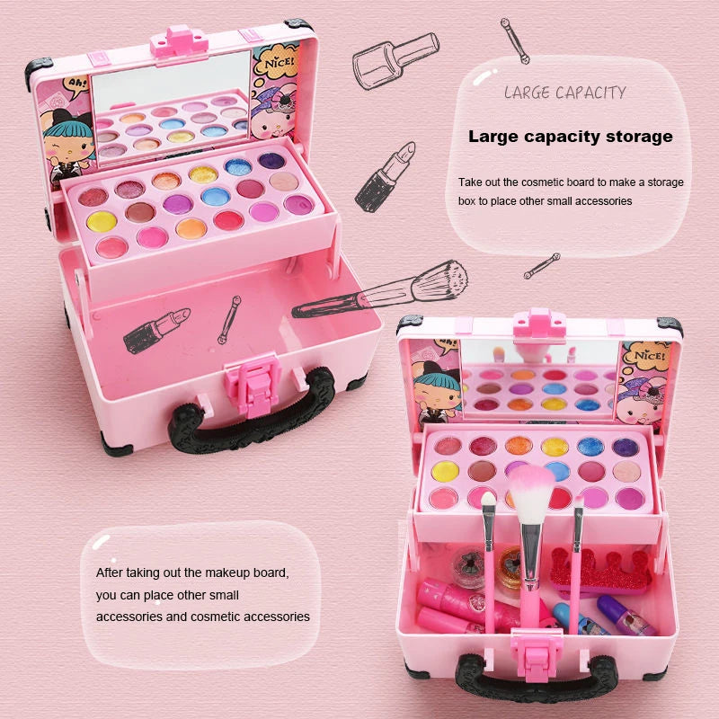 Fashion Girls Portable & Washable Cosmetic Makeup Kit