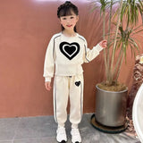 Girls Trendy Urban Style 2Pc Sweatshirt and Pant Combo.