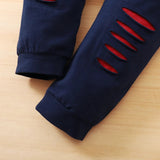 Baby Boy Trendy 2Pc Long Sleeve Sweater & Pant Set.