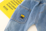 Baby Boys 2Pc Cotton Hooded Sweatshirt and Denim Jeans Set