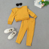 Little Fashionista Princess 2Pc Chic & Modern Sweater and Pant Ensemble.