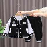Kids Sporty 2Pc Sweater-Jacket and Pant Set