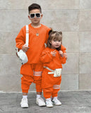 Kids 2Pc Stylish long sleeve Sweater and Jogger set