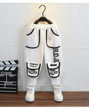Kids 2Pc Urban Style Hoodie and Baggy Pants Set. Ages 2~10Y