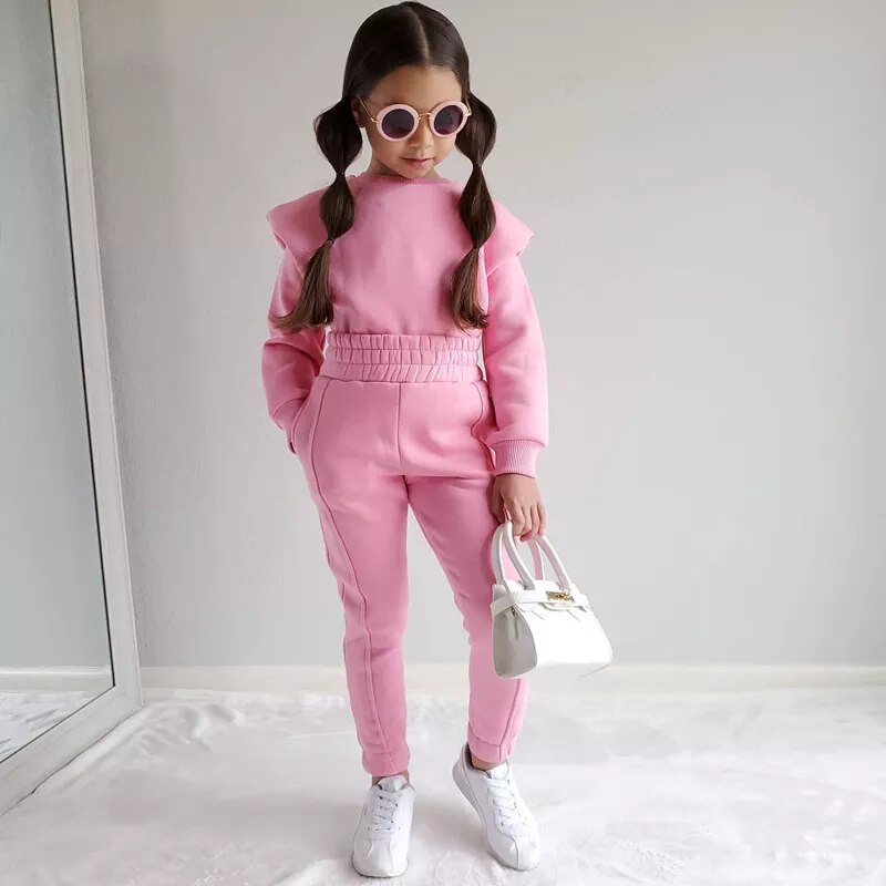 Little Fashionista Princess 2Pc Chic & Modern Sweater and Pant Ensemble.