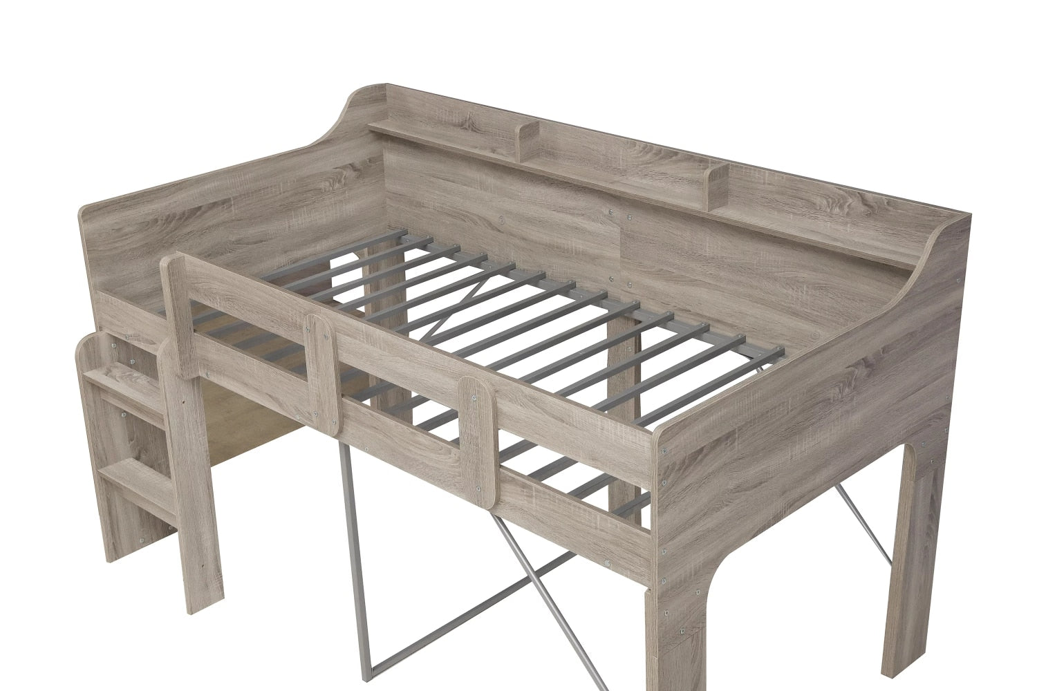 Kids Modern Style Hamilton Loft Convertible Bed
