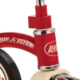 Toddlers' Classic Radio Flyer Tricycle with Chrome Handlebars, Streamers and Ringing Chrome Bell. Choose From Pink or Red.