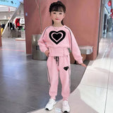 Girls Trendy Urban Style 2Pc Sweatshirt and Pant Combo.