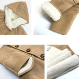 Baby Girls Warm & Chic, Long Hooded Winter Coat.