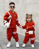Kids 2Pc Stylish long sleeve Sweater and Jogger set