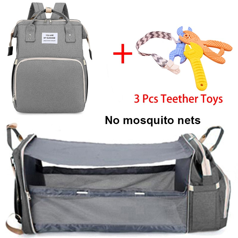 Baby 3 in 1 Napping/Changing & Diaper Bag Backpack