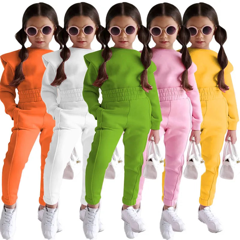 Little Fashionista Princess 2Pc Chic & Modern Sweater and Pant Ensemble.