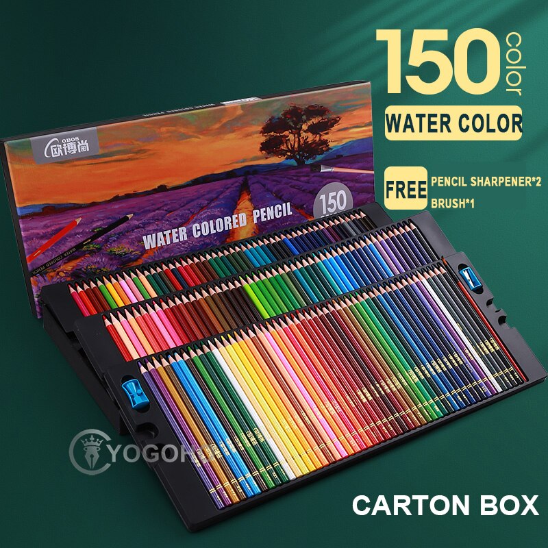 200/120/72/48 Colors For Young Artists. Professional Pastel Drawing Pencils with Cloth Bag