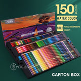 200/120/72/48 Colors For Young Artists. Professional Pastel Drawing Pencils with Cloth Bag