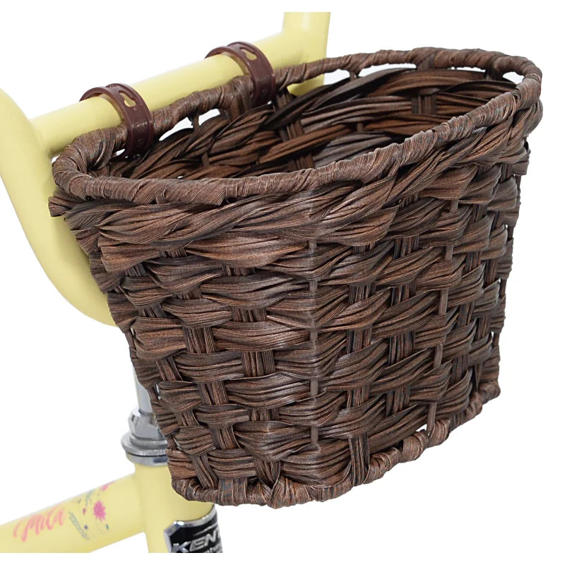 Toddler Girls 12-inch Bicycle With Removable Training Wheels and Basket