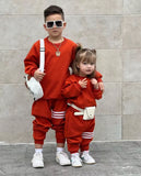 Kids 2Pc Stylish long sleeve Sweater and Jogger set