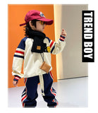 Baby Boys and Girls 2Pc Sporty Sweater & Sweat Pants Set