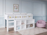 Kids Modern Style Hamilton Loft Convertible Bed