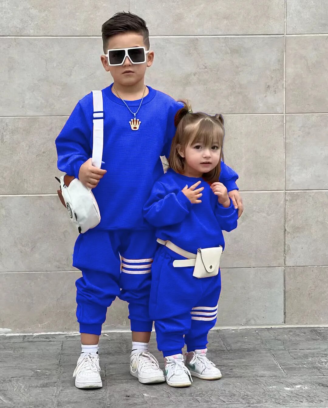 Kids 2Pc Stylish long sleeve Sweater and Jogger set