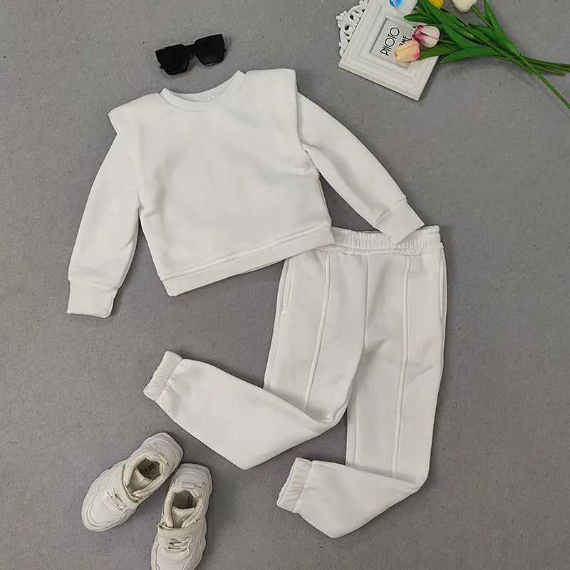 Little Fashionista Princess 2Pc Chic & Modern Sweater and Pant Ensemble.
